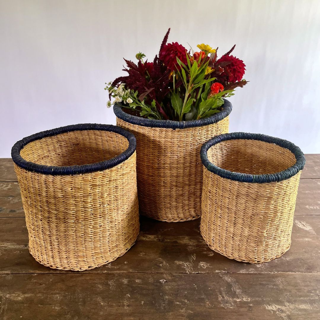 Blue Nesting Canister Set
