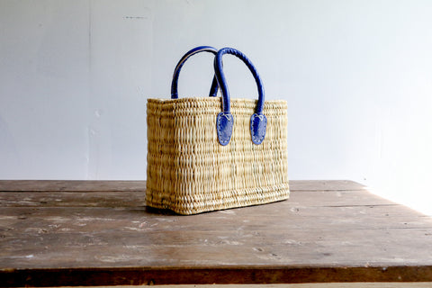 Small Blue Handled Gift Tote
