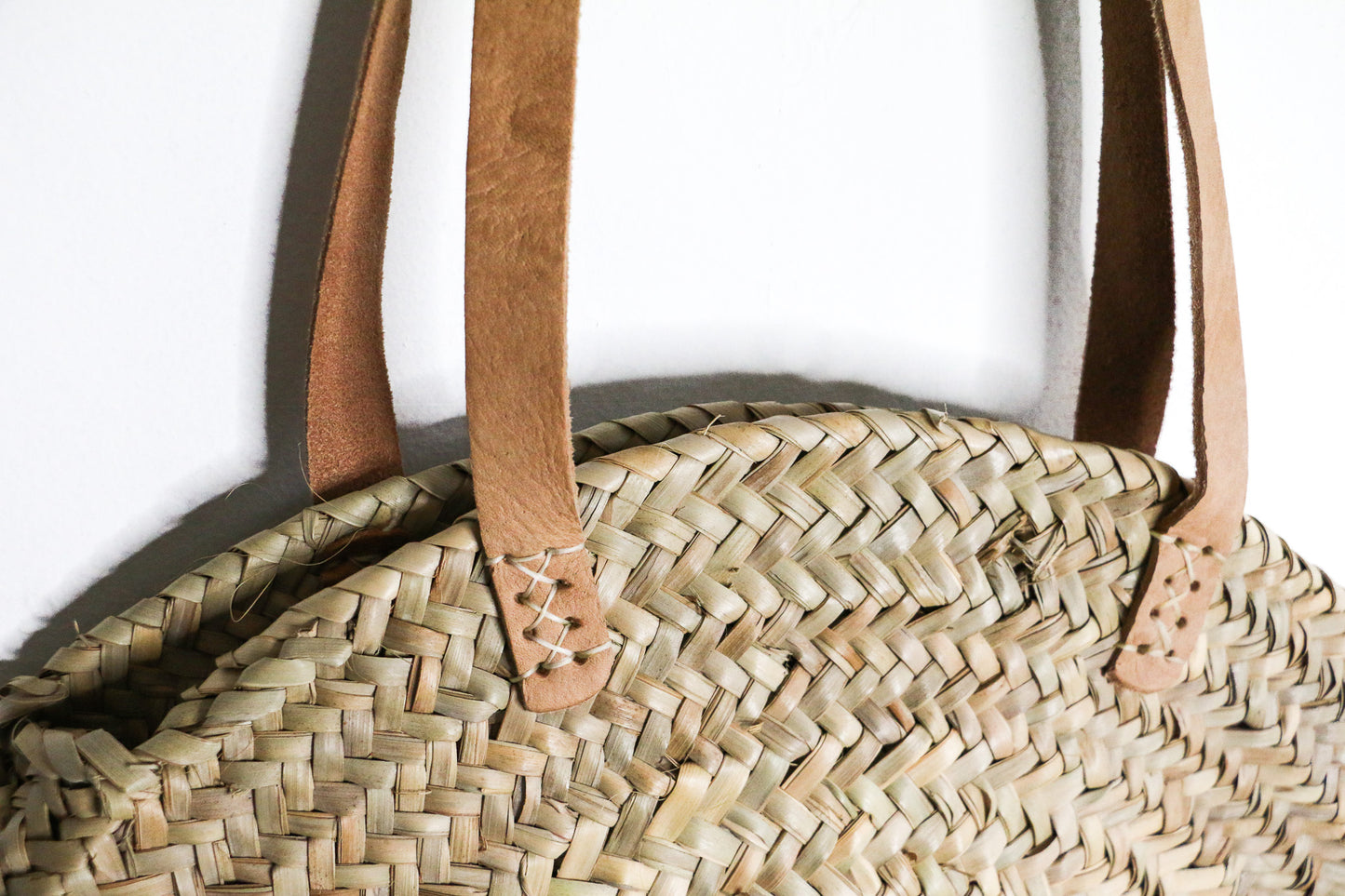 Woven Round Tote