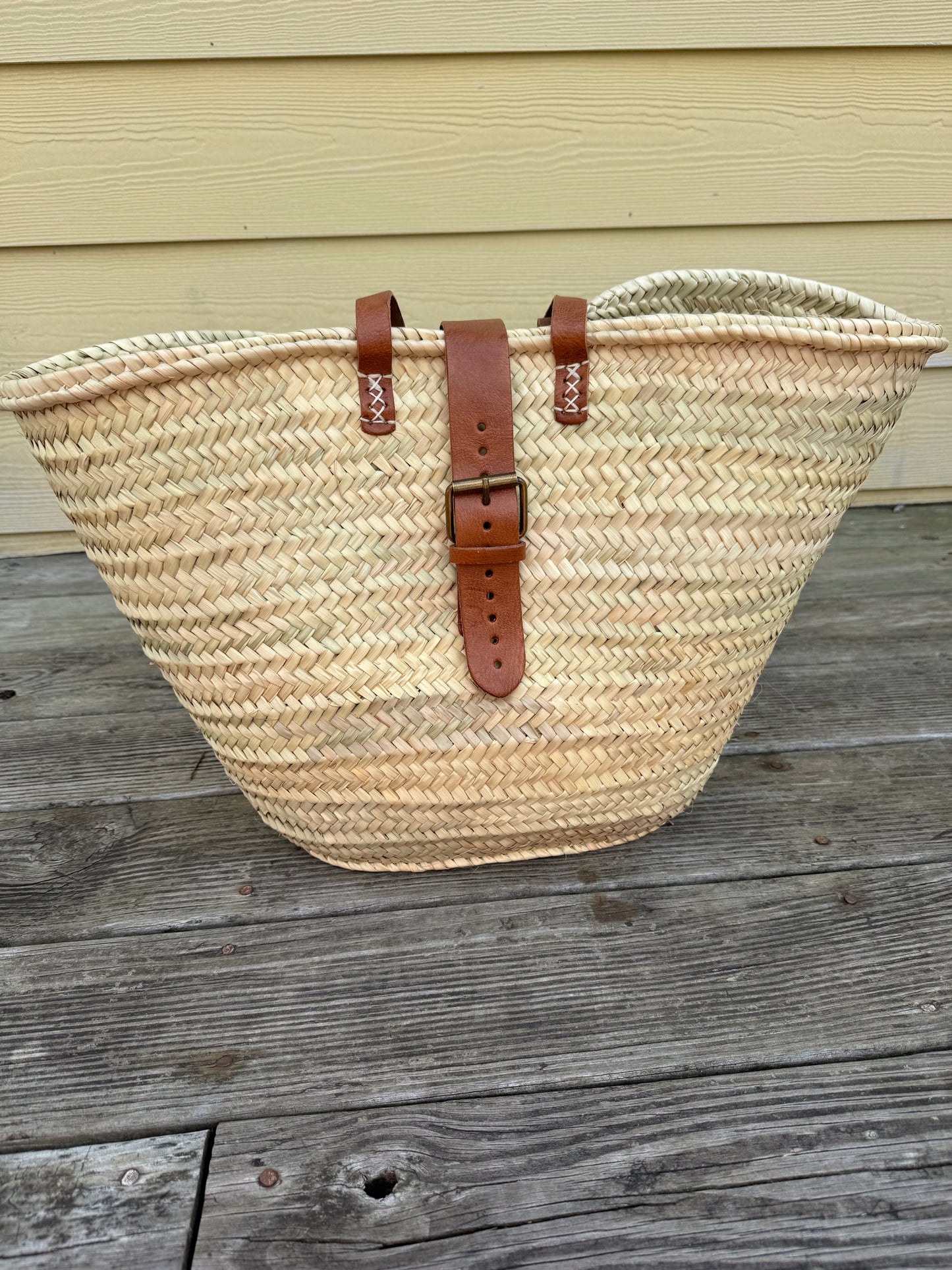 Market Basket with Buckle Closure