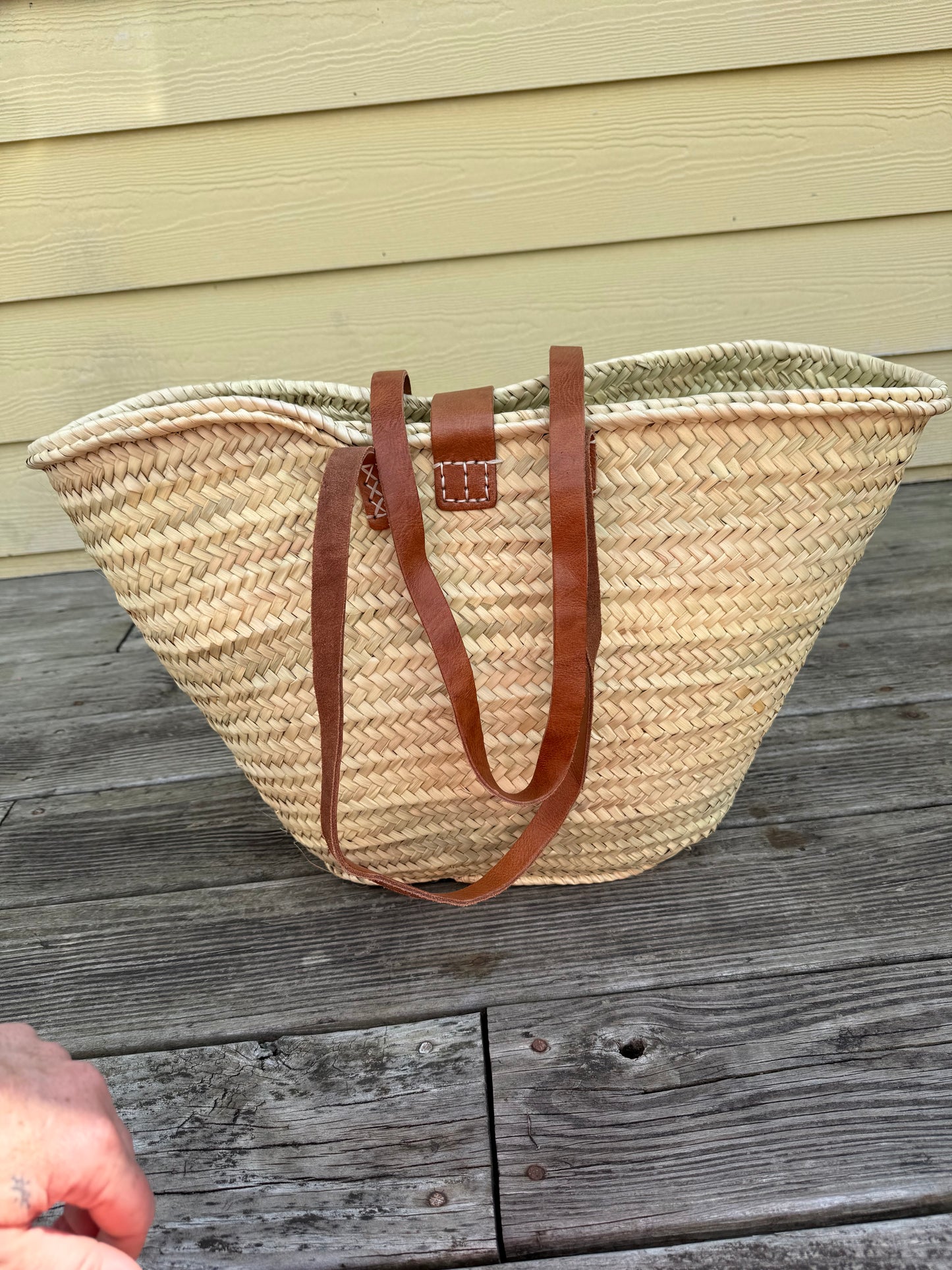 Market Basket with Buckle Closure